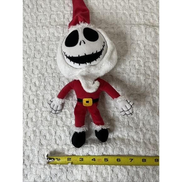 Nightmare Before Christmas Jack Skellington in Santa Outfit Plush Toy Kcare 10" - Picture 5 of 5